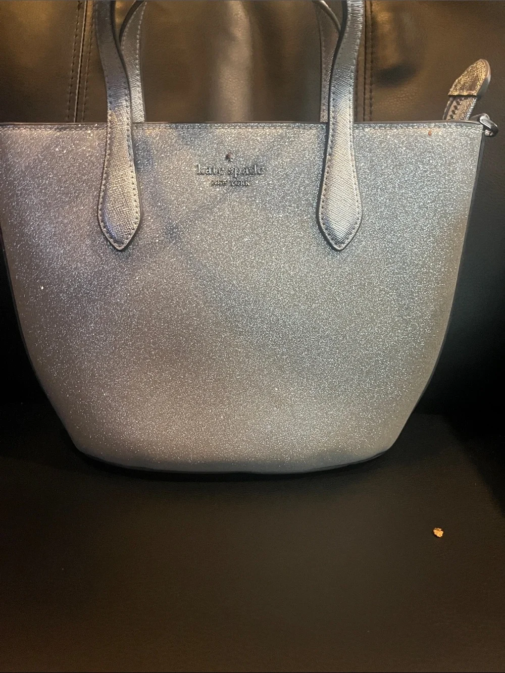 kate spade Silver Sparkle Mini Tote